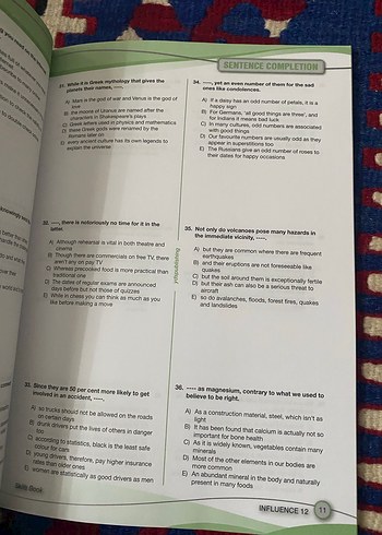 Influence Grade 12 Vocabulary Book 2