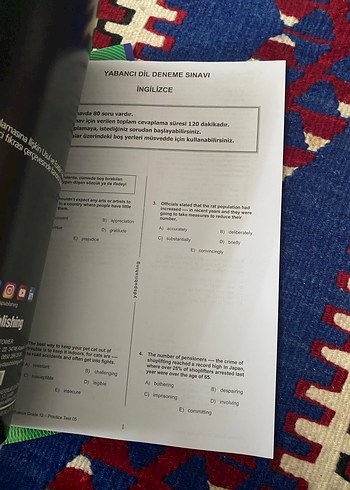 Beden Influence Grade 12 Deneme Sınavı Kitapları