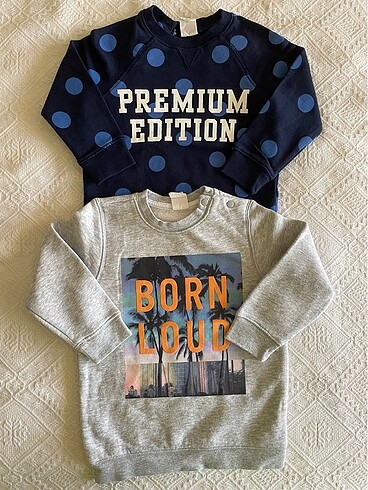 H&M ikili sweatshirt