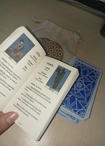  Klasik Tarot destesi & kitapçık & kese