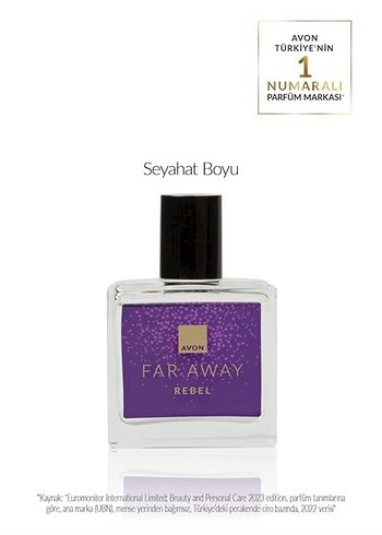 Avon Far Away Rebel Seyahat Boyu Kadın Parfümü