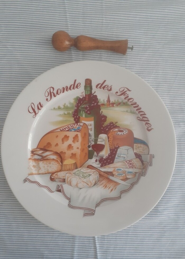 Tabak. Peynir sunum tabağı.  - Görsel 3