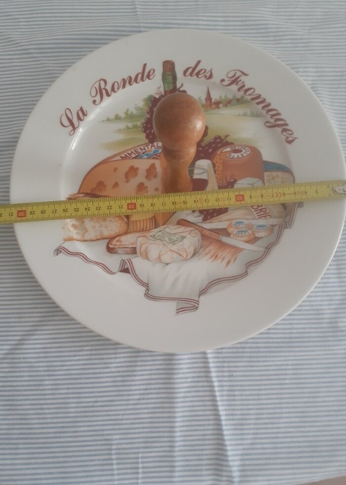 Tabak. Peynir sunum tabağı.  - Görsel 5