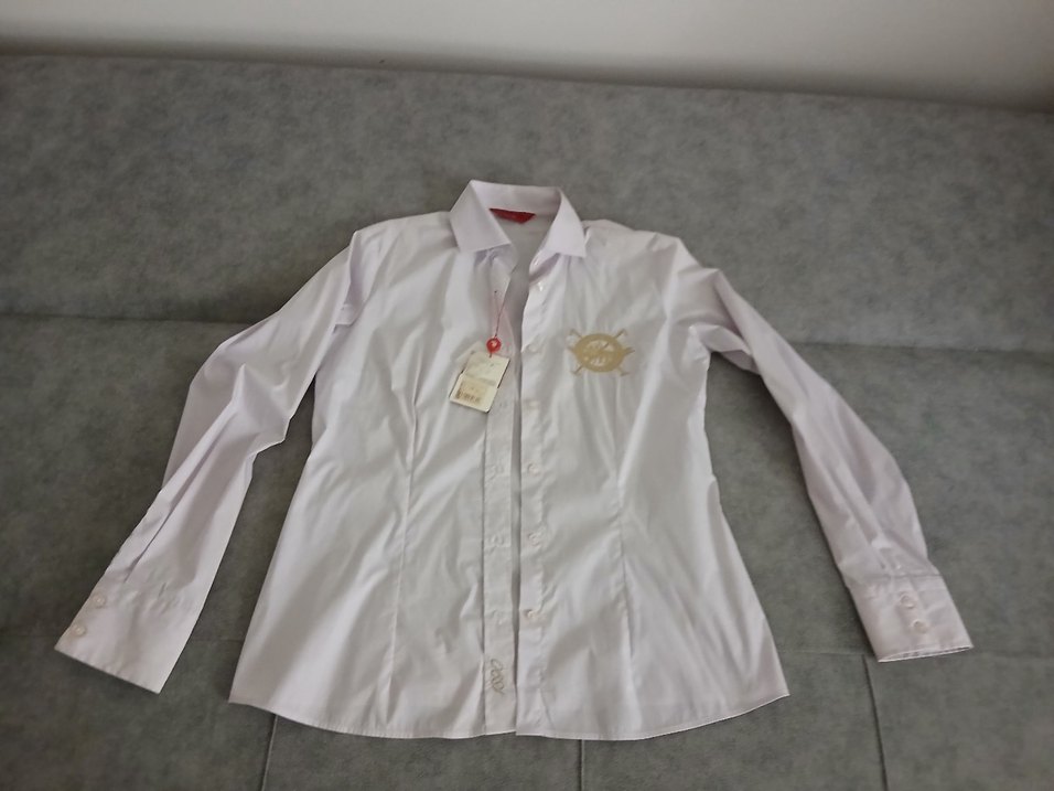 Açık lila, vintage, Baskılı Kadın Gömlek - Görsel 2