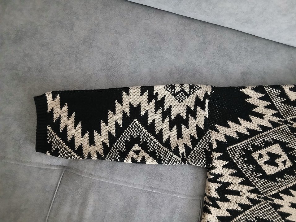 Bohem Desenli Kadın Triko Kazak. Mudo ürünü - Görsel 3