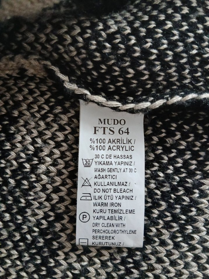 Bohem Desenli Kadın Triko Kazak. Mudo ürünü - Görsel 5