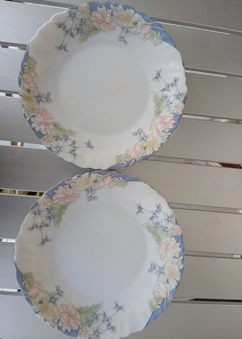 Pastel Çiçek Desenli Beyaz Tabak Seti Arcopal - Görsel 3