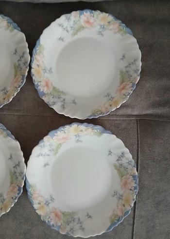 Pastel Çiçek Desenli Beyaz Tabak Seti Arcopal - Görsel 7