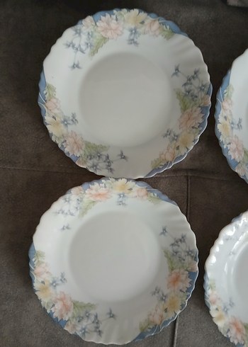 Pastel Çiçek Desenli Beyaz Tabak Seti Arcopal - Görsel 4