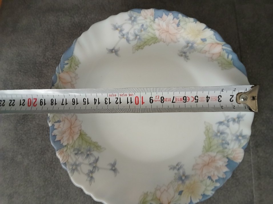 Pastel Çiçek Desenli Beyaz Tabak Seti Arcopal - Görsel 2