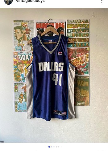Vintage Dallas Mavericks forma - Görsel 6