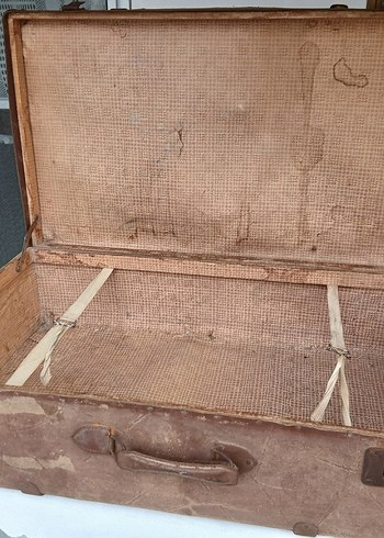 Kahverengi Vintage Erkek Bavulu - Görsel 4