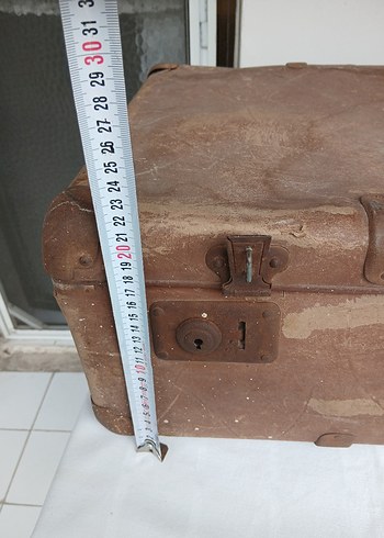 Kahverengi Vintage Erkek Bavulu - Görsel 6