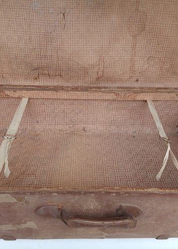 Kahverengi Vintage Erkek Bavulu - Görsel 3