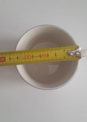 LYNNS Çiçek Desenli Pastel Beyaz Porselen çay, nescafe fincanı - Görsel 6