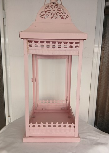 Pembe Metal Mumluk, fener - Görsel 3