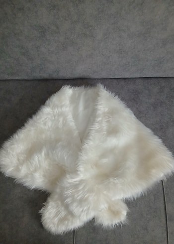 Kadın Beyaz Kürk Detaylı Midi Boy etol - Görsel 2