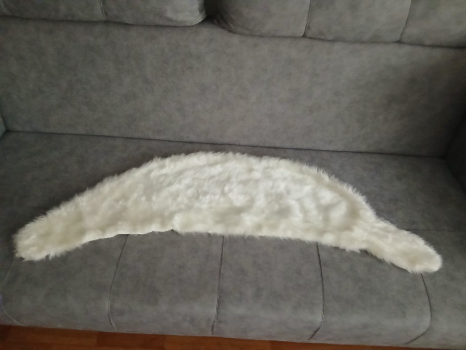 Kadın Beyaz Kürk Detaylı Midi Boy etol - Görsel 3