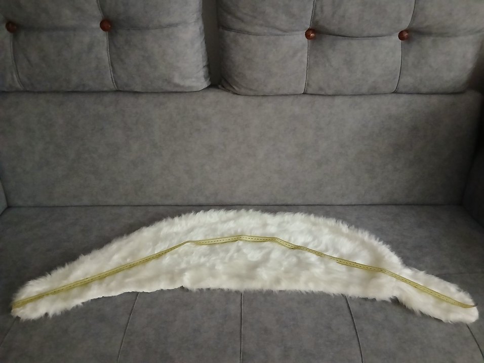 Kadın Beyaz Kürk Detaylı Midi Boy etol - Görsel 5