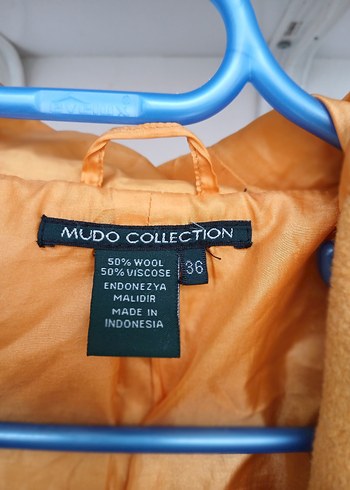 Mudo Sarı Kapüşonlu Kadın Kaban - Görsel 2