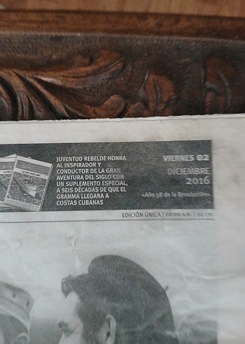 Cuba Juventud rebelde dergisi - Aralık 2016 - Görsel 3