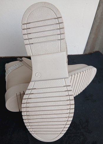 Bej Kadın Dolgu Topuklu Bot 38 no - Görsel 7