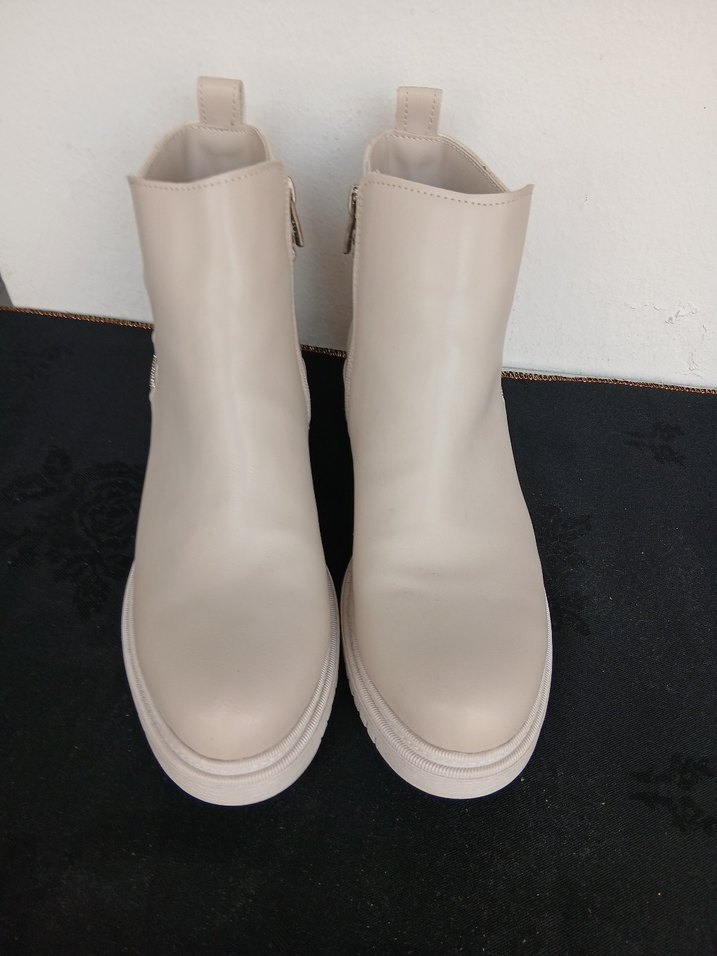 Bej Kadın Dolgu Topuklu Bot 38 no - Görsel 3