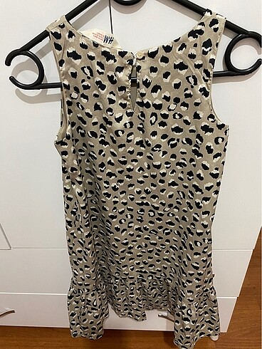 H&M H&M Leopar Desenli Kız Çocuk Elbise
