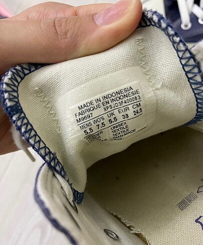 38 Beden siyah Renk Converse