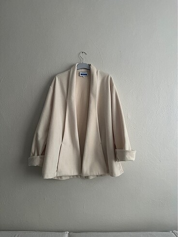 s Beden ten rengi Renk Touche X Blah Collection Kaşe kimono ceket