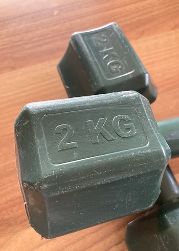 Beden Renk 2 KG Yeşil Dambıl Seti