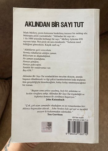 Aklından Bir Sayı Tut - John Verdon