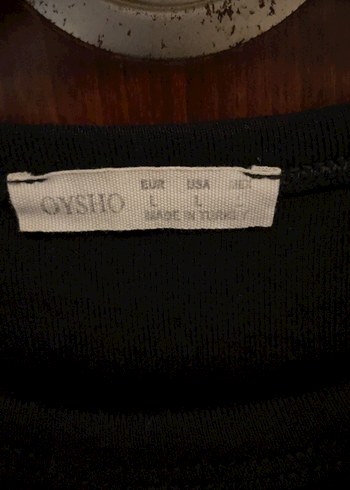 Oysho Siyah Kadın Kısa Kollu Basic Tişört