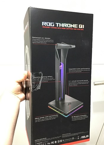 Asus Asus Rog Throne Qi Kulaklık Standı Nadir Ürün Uygun Fiyat