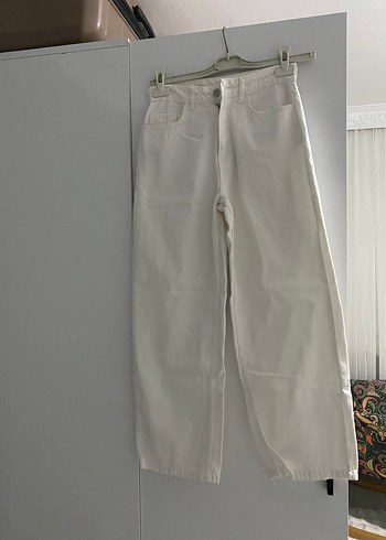 Western Digital Ekru Genis Paca Denim Pantolon