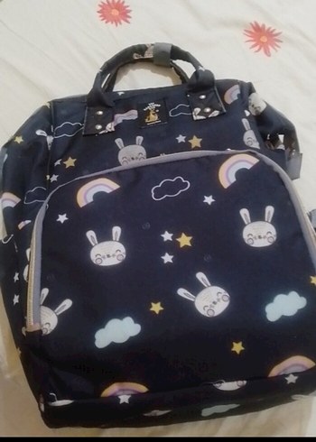 Karanlık Desenli Çok Bölmeli Bebek Çantası - Görsel 5