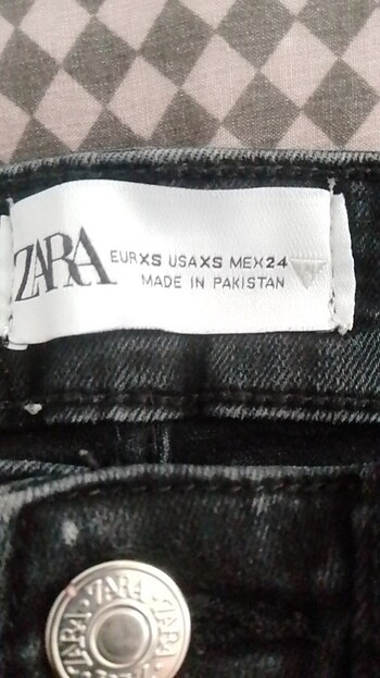 xs Beden gri Renk Zara pantolon 