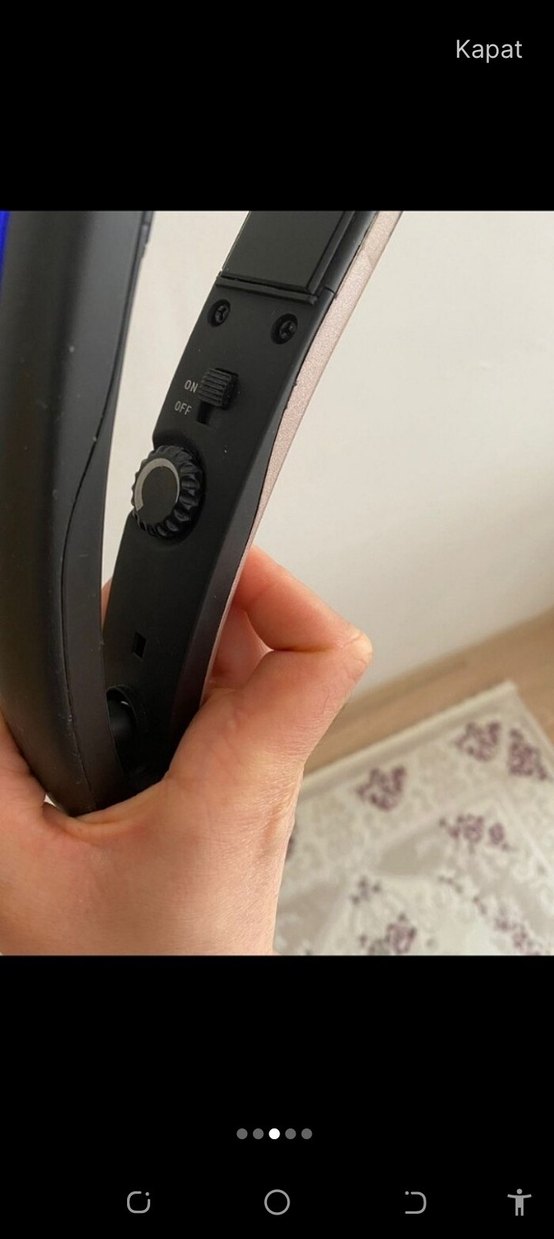 Mavi Saç Düzleştirici - Görsel 3