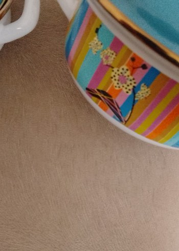 Renkli Çizgili Mavi Kapaklı Tencere Seti - Görsel 7