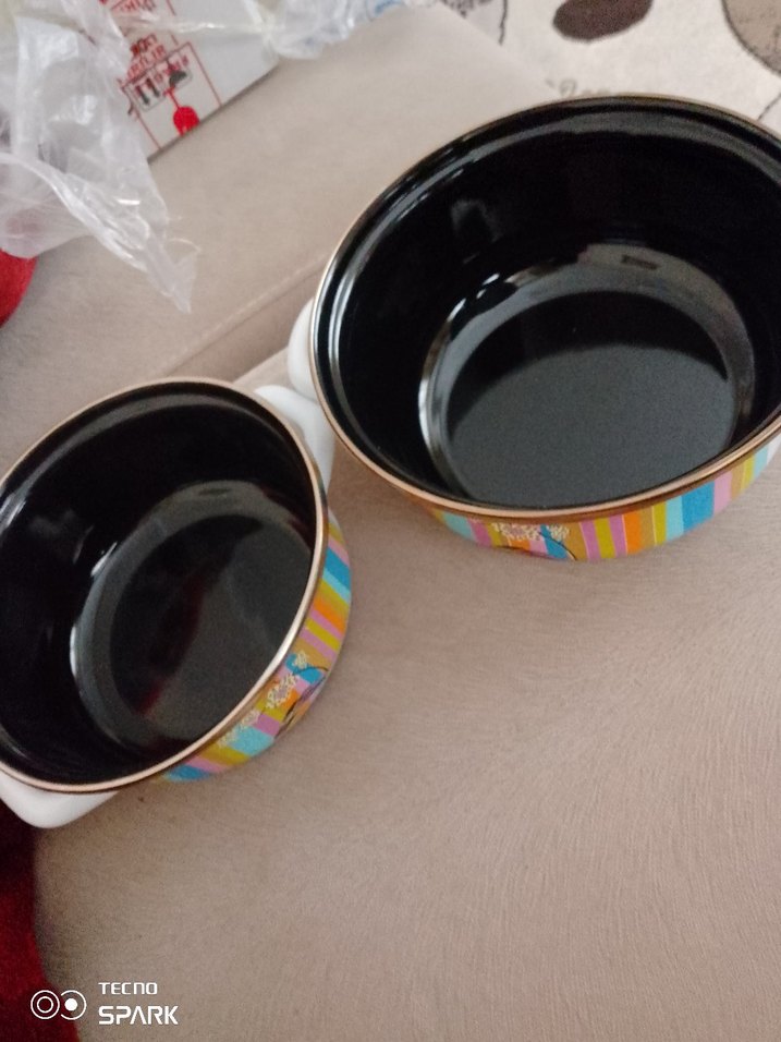 Renkli Çizgili Mavi Kapaklı Tencere Seti - Görsel 2