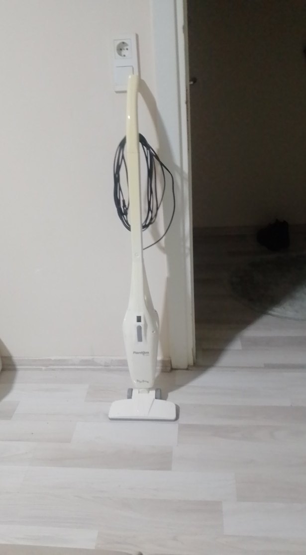 Beyaz Dikey Elektrikli Süpürge - Görsel 3