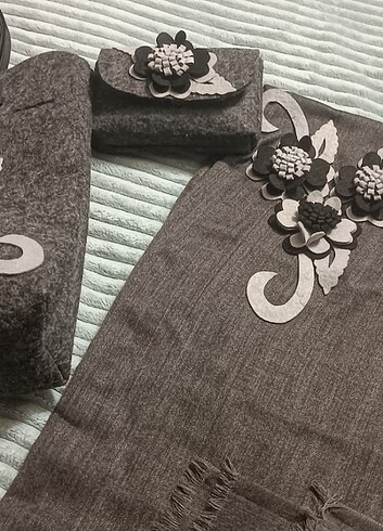 Çanta & cüzdan & Şal Takim - Görsel 5