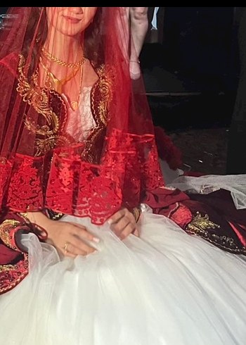 m Beden bordo Renk BORDO KINA KAFTAN KINA Elbisesi