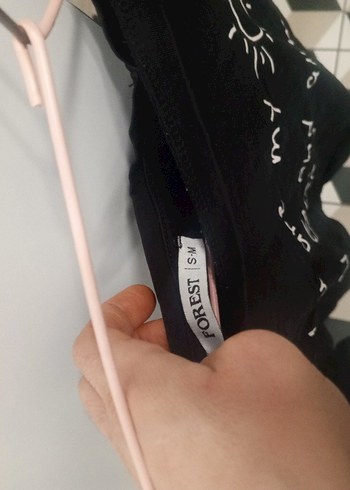 Siyah Baskılı Hamile Tişörtü - Görsel 2