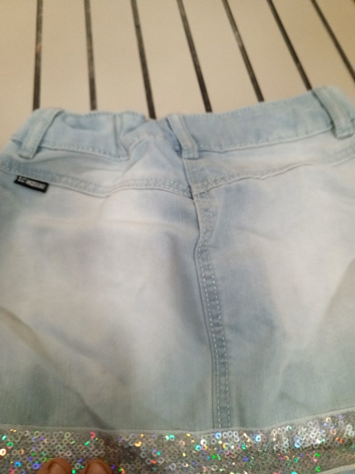 LC Waikiki Kadın Gri Mini Kot Şort - Görsel 5