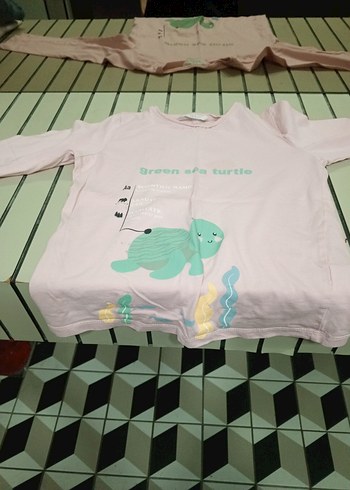 Pembe Baskılı Çocuk Atlet 6-7 Yaş - Görsel 3