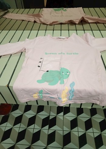 Pembe Baskılı Çocuk Atlet 6-7 Yaş - Görsel 4