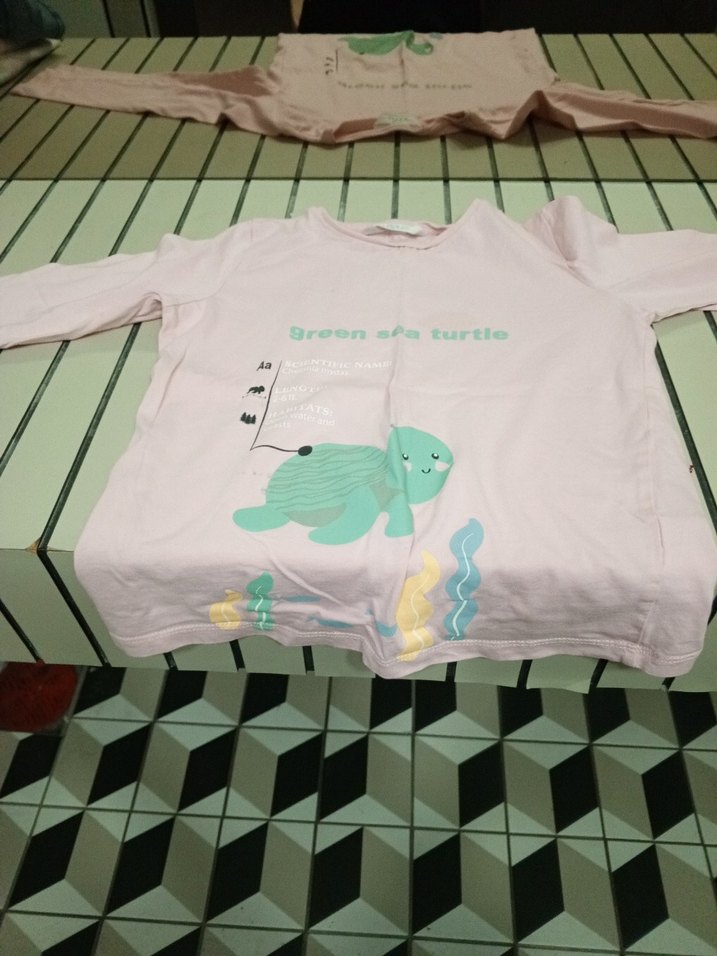 Pembe Baskılı Çocuk Atlet 6-7 Yaş - Görsel 3