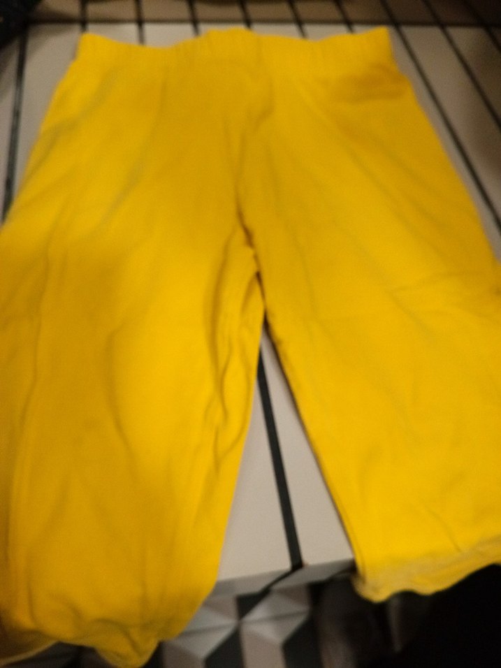 Sarı Velcro Bantlı Hamile Pantolonu - Görsel 5