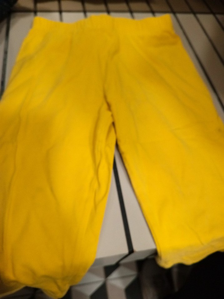 Sarı Velcro Bantlı Hamile Pantolonu - Görsel 4